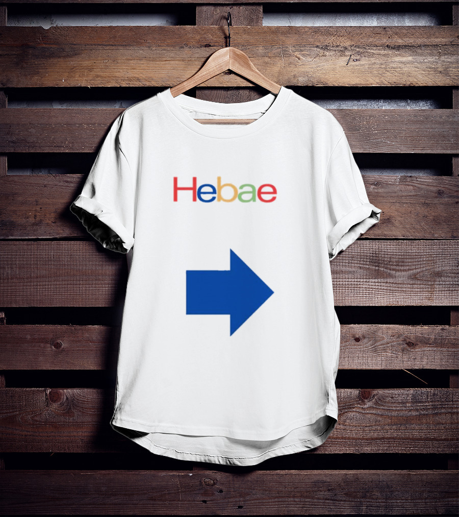 Cursed Couple’s Hebae Shebae Google Arrow T-Shirt