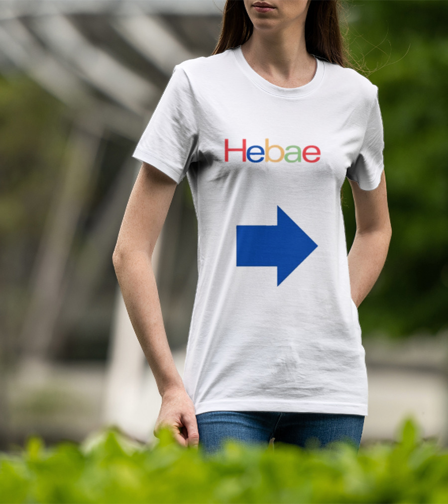 Cursed Couple’s Hebae Shebae Google Arrow T-Shirt