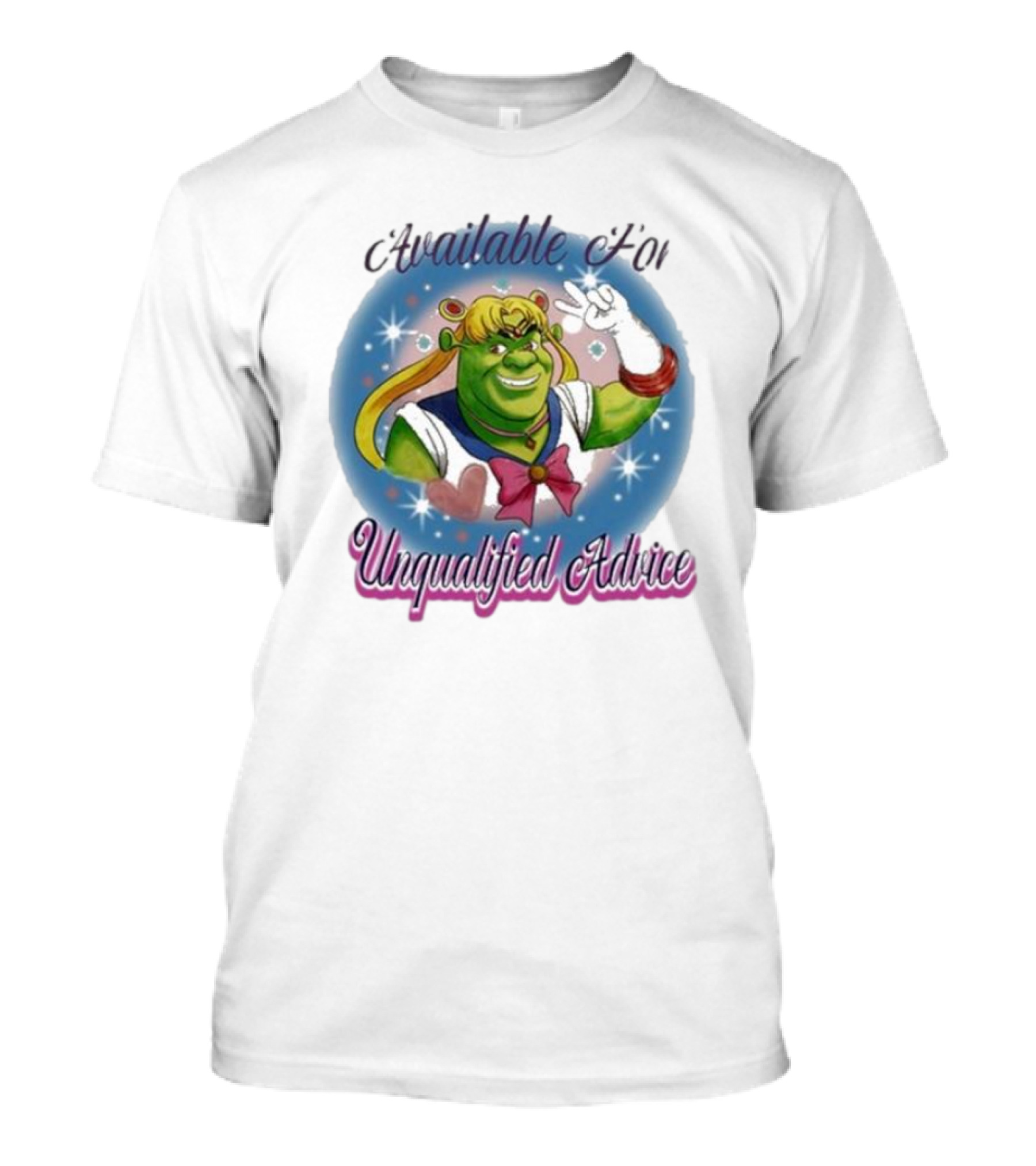 Available Ogre For Unqualified Advice Sailor Moon T-Shirt
