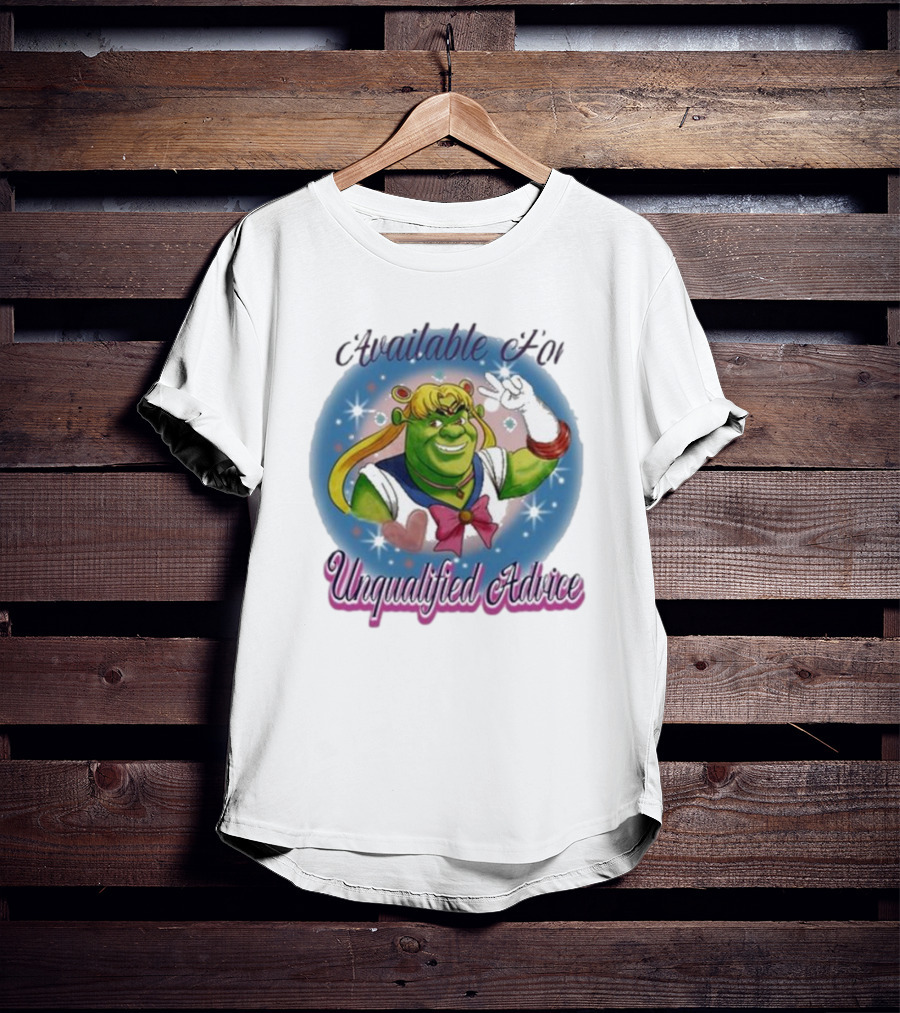 Available Ogre For Unqualified Advice Sailor Moon T-Shirt