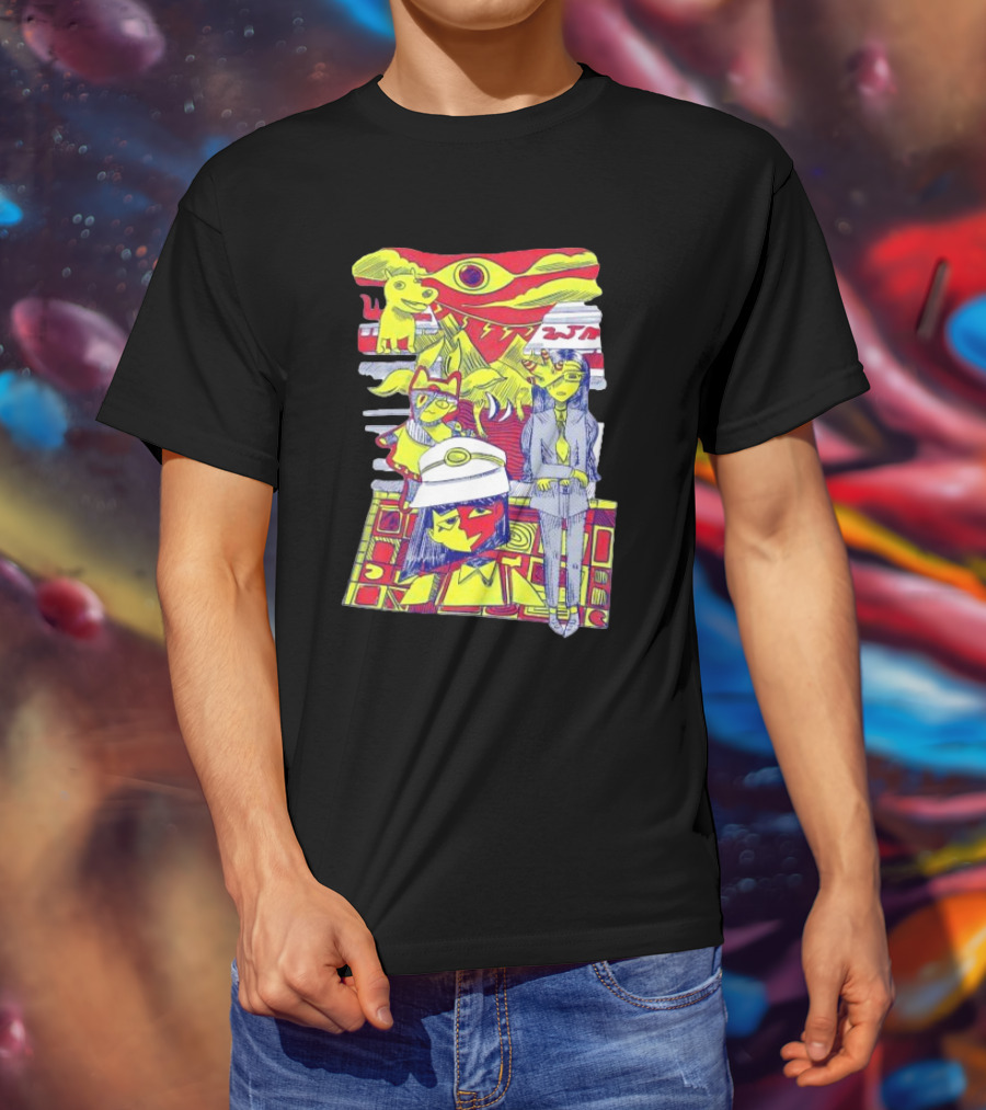 ENA Blood Hub Characters Gaming T-Shirt