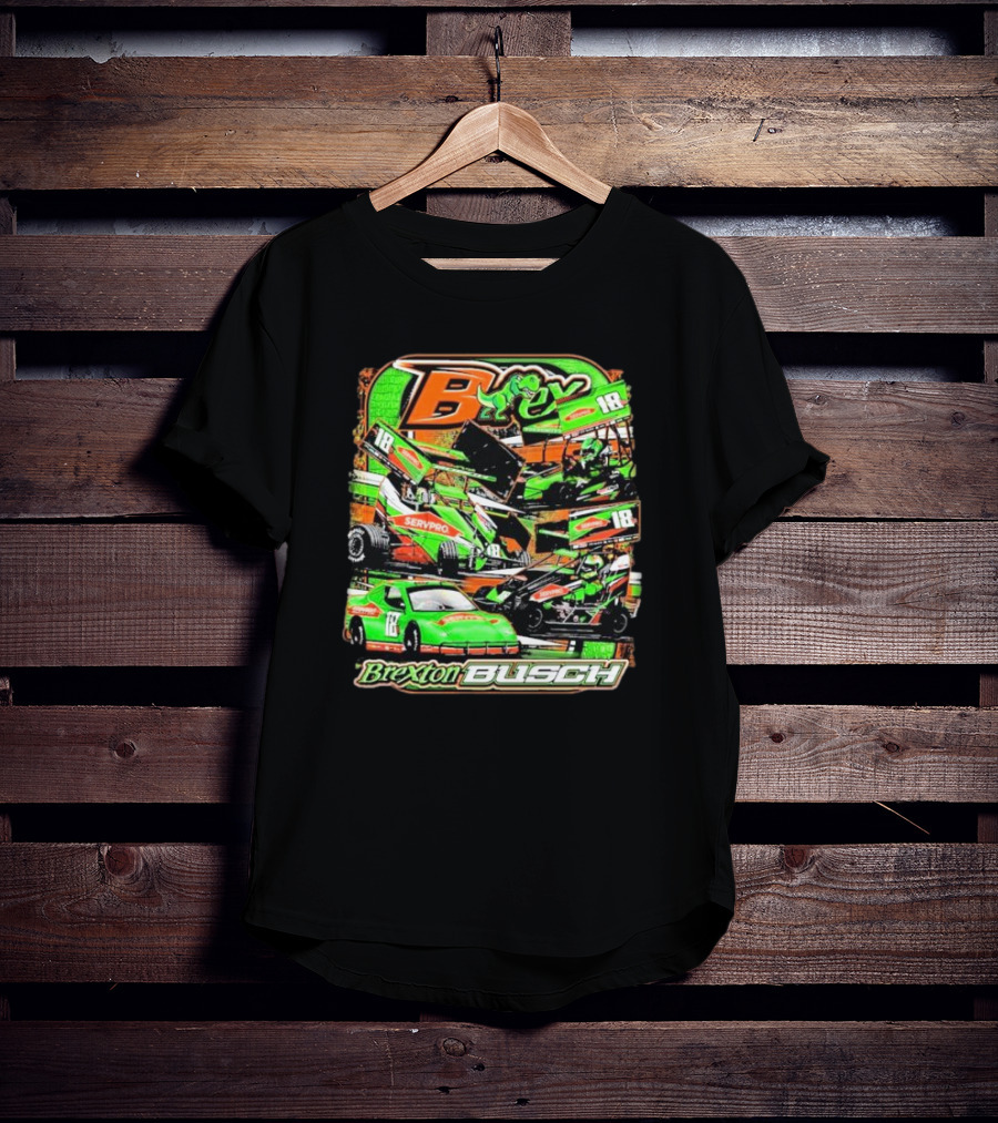 Brexton Busch Racing 18 Servpro Frog T-Shirt