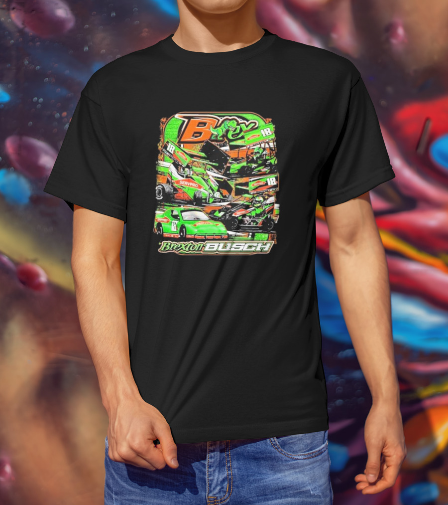 Brexton Busch Racing 18 Servpro Frog T-Shirt