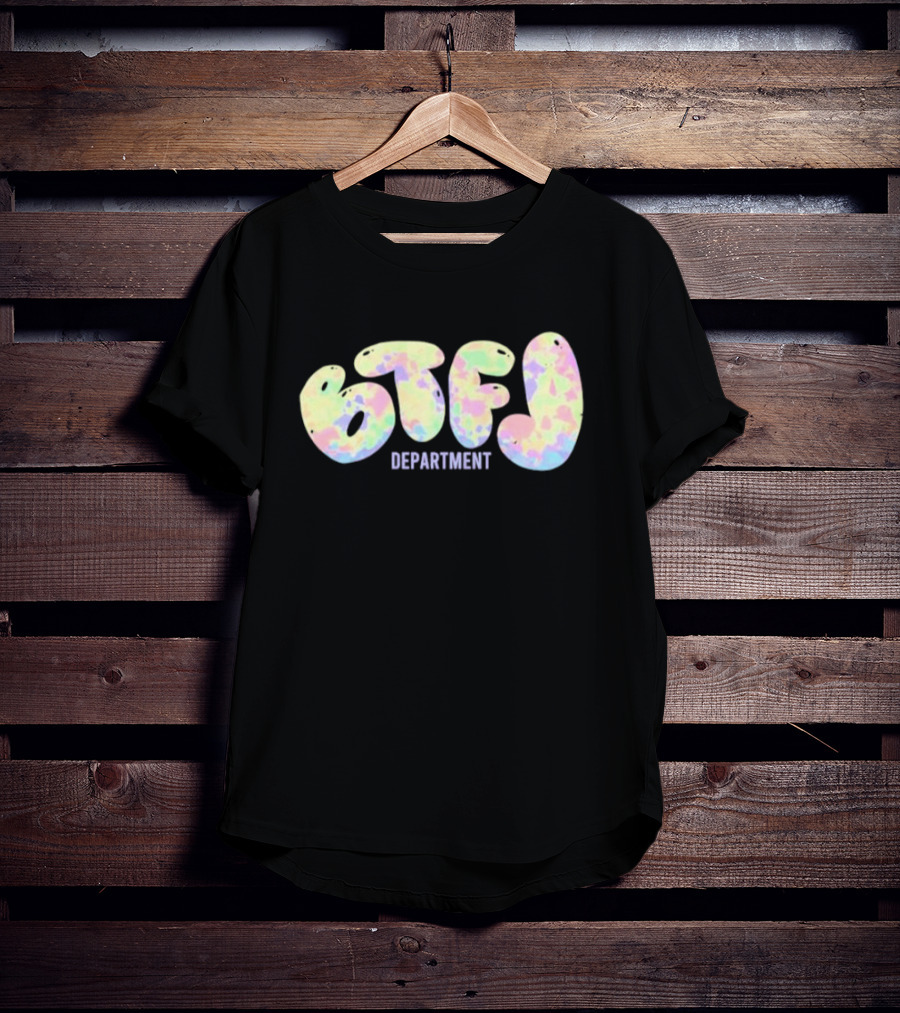 Btfl Studio Department Colorful Abstract Lettering T-Shirt