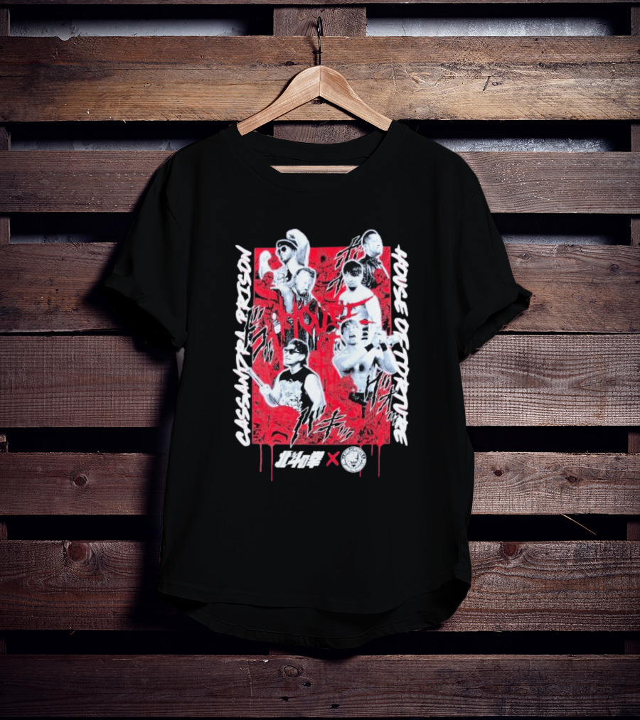 Cassandra Prison House Of Torture Wrestler X 北斗拳 T-Shirt