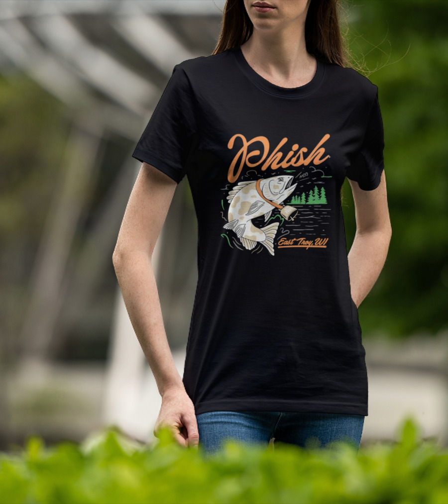 Phish East Troy WI Moo Fish July T-Shirt