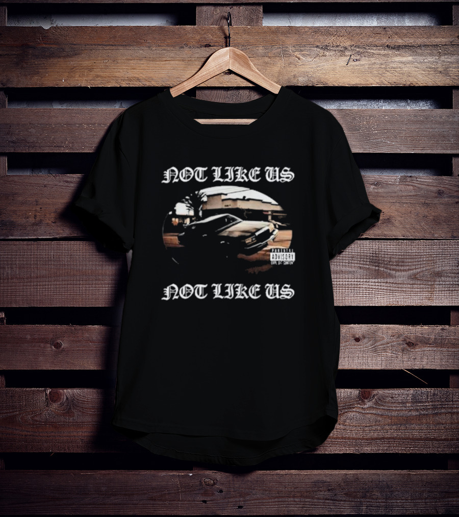 Not Like Us Kendrick Lamar Car Graphic Scene T-Shirt