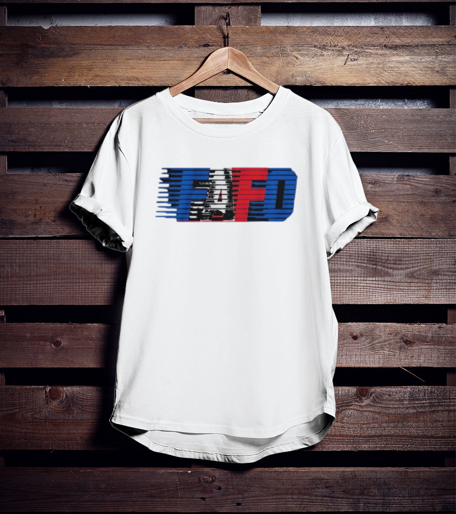 Usa Fafo Red White Blue Stripes T-Shirt