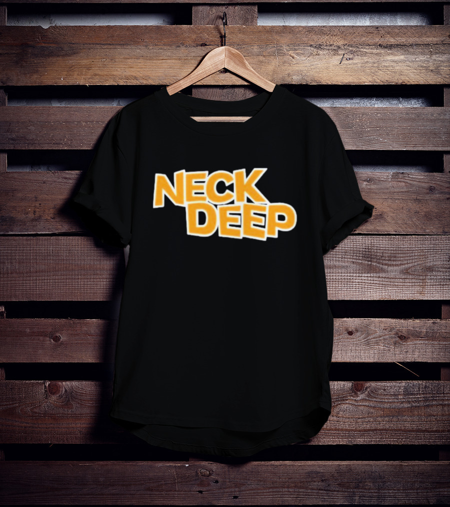 Neck Deep Text T-Shirt
