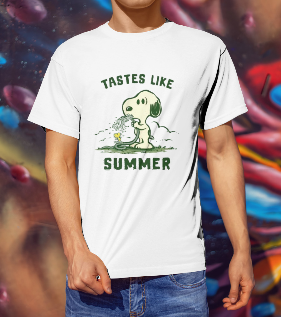 Tastes Like Summer Snoopy And Woodstock Peanuts T-Shirt
