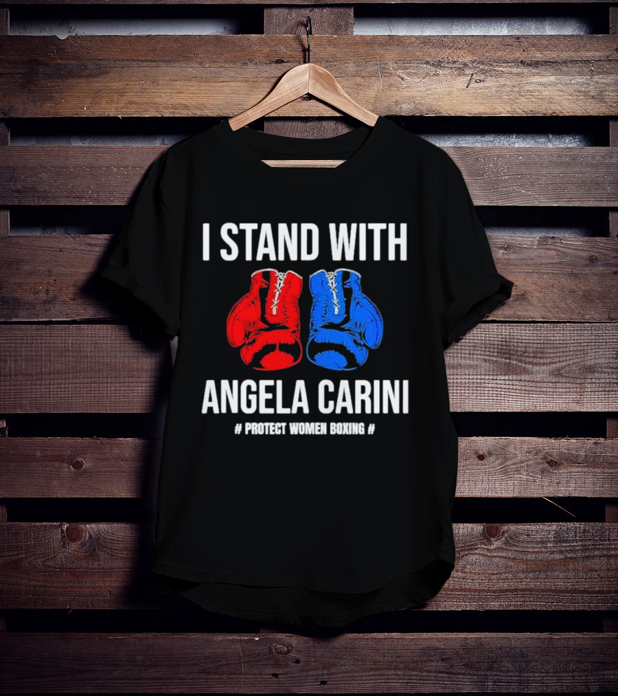 I Stand With Angela Carini Protect Women Boxing T-Shirt
