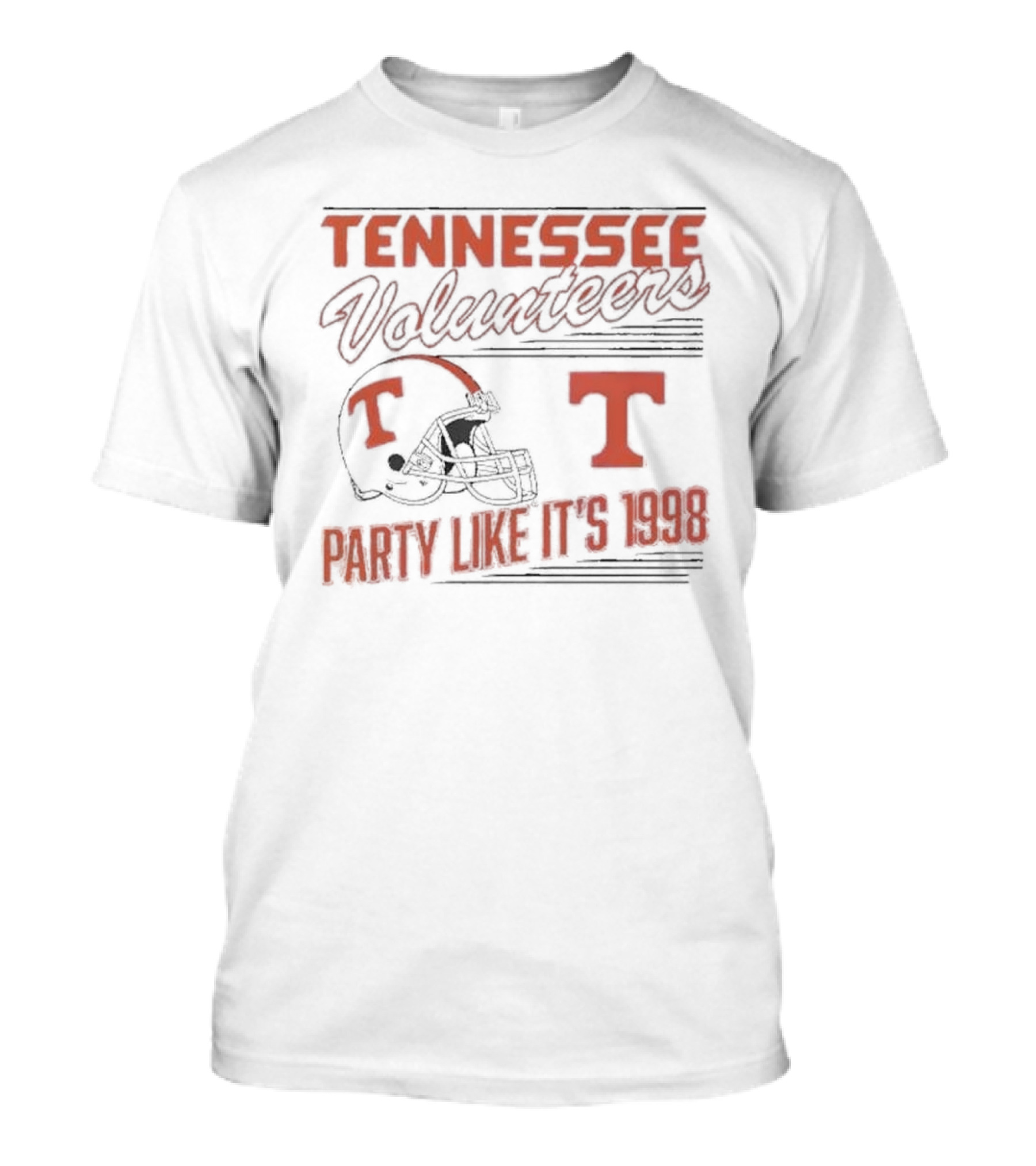 Tennessee Volunteers Football Helmet Party Like It's 1998 T-Shirt