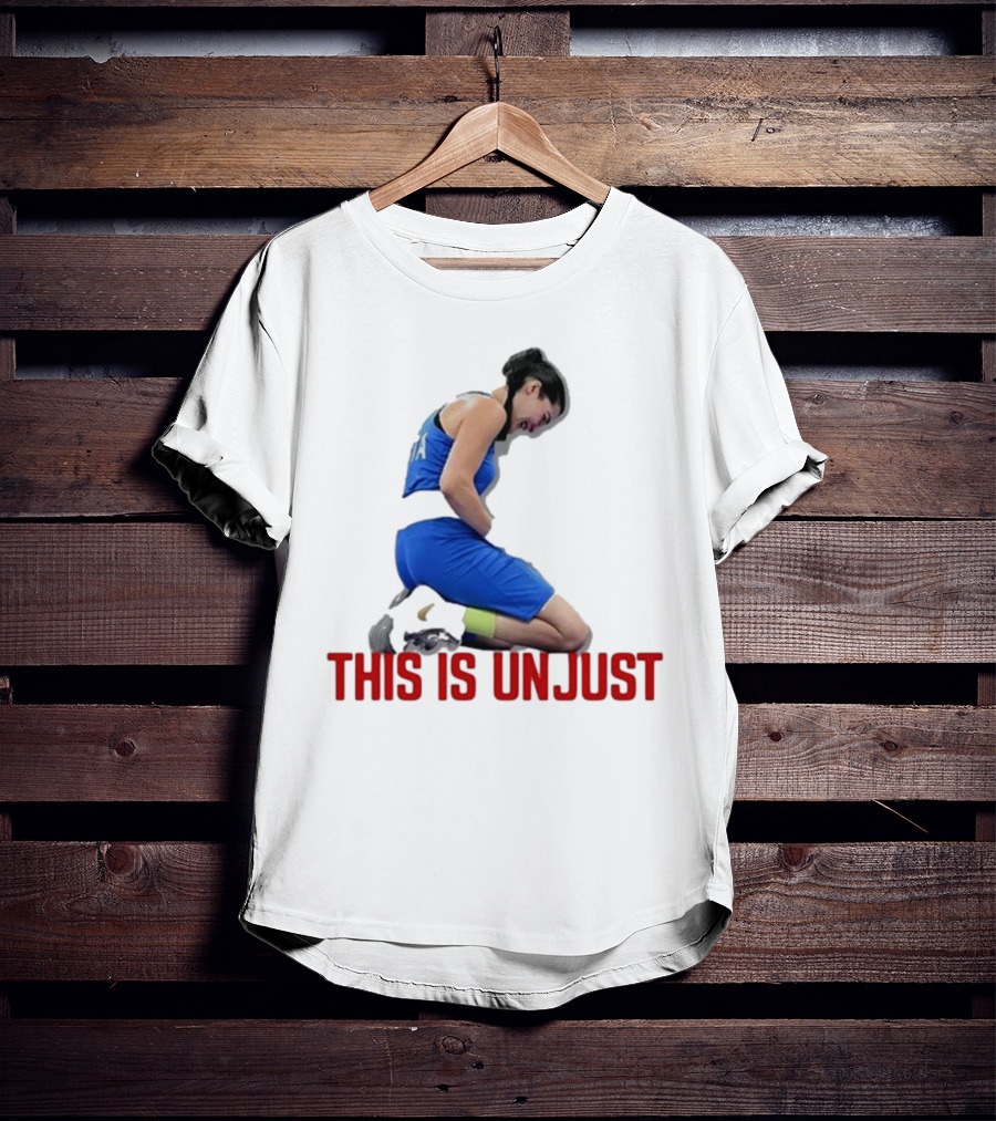 Kellie-Jay Keen Angela Carini This Is Unjust Athlete Kneeling T-Shirt