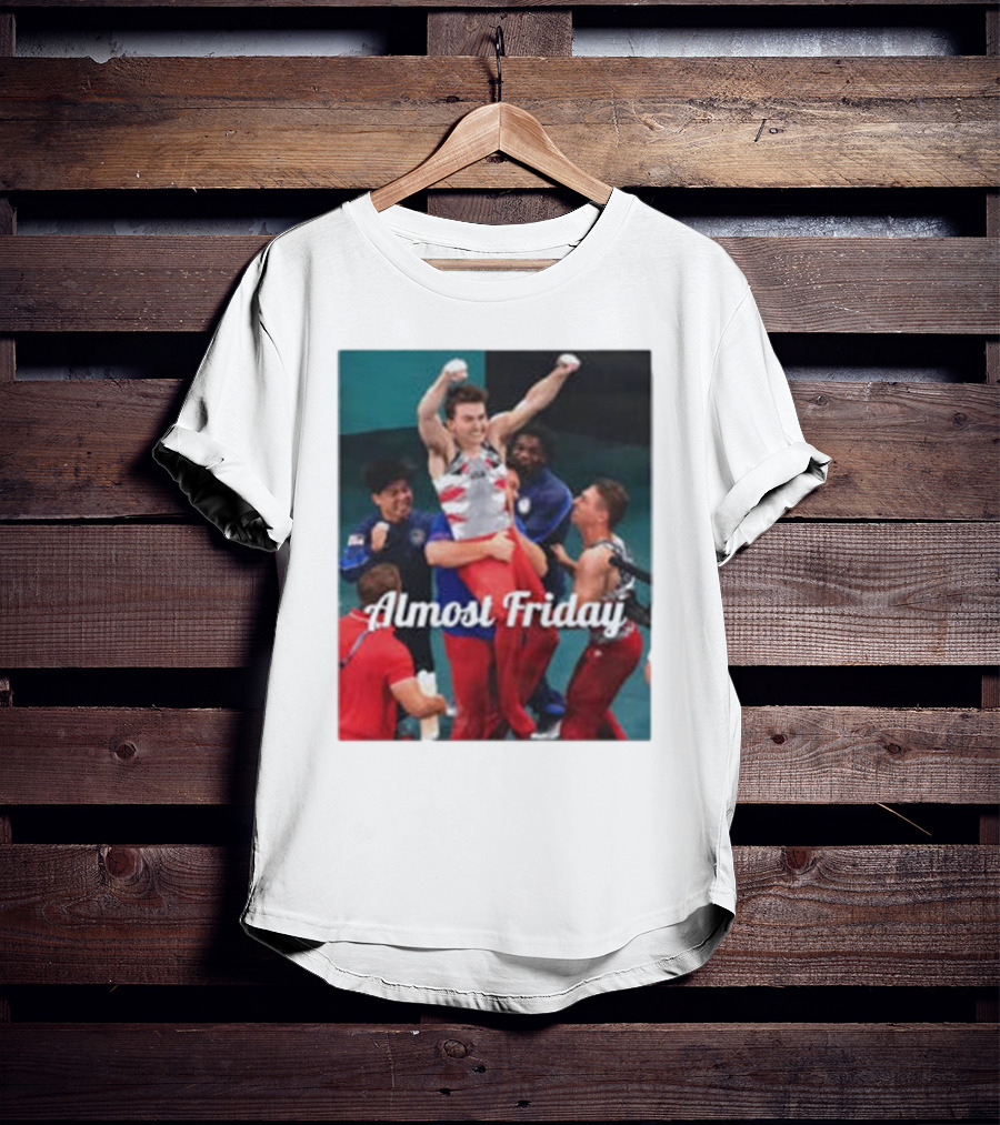 Paul Juda Celebratory Almost Friday Olympic Kid T-Shirt