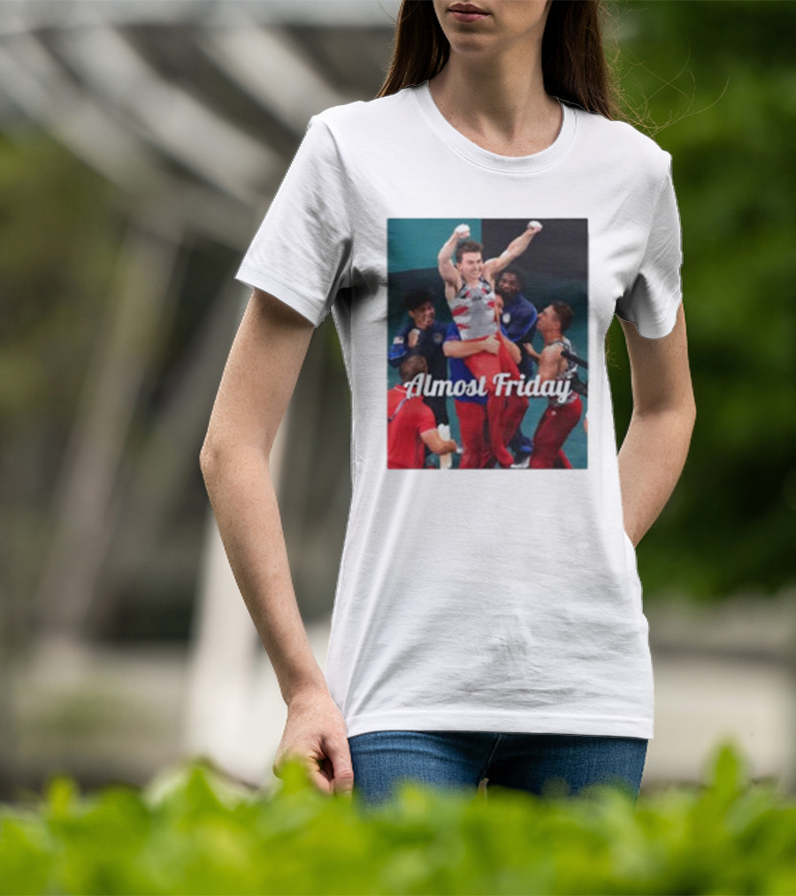 Paul Juda Celebratory Almost Friday Olympic Kid T-Shirt