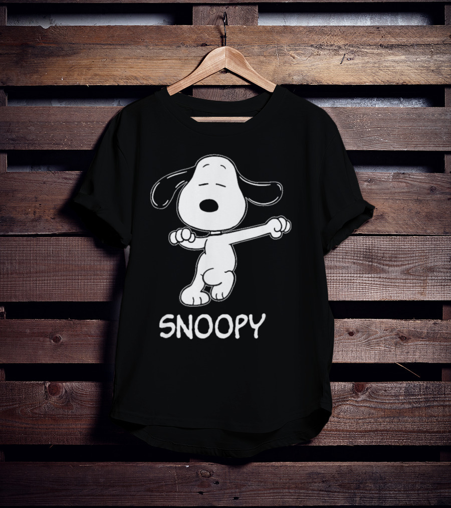 Snoopy Dance Style Peanuts Comic Character T-Shirt