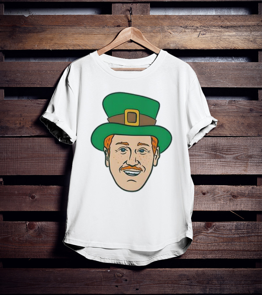 St. Mooktrick’s Day Happy Leprechaun Face With Green Hat T-Shirt