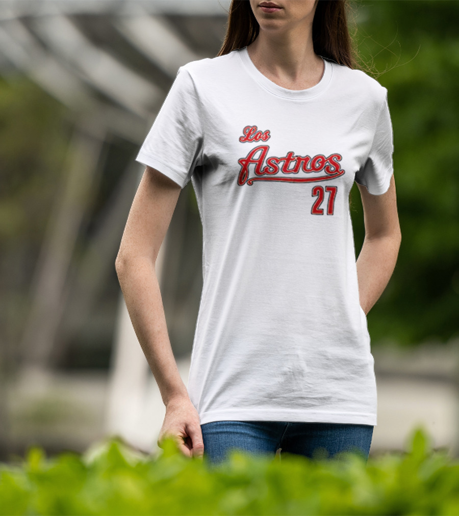 Jose Altuve Los Astros 27 Jersey Giveaway T-Shirt
