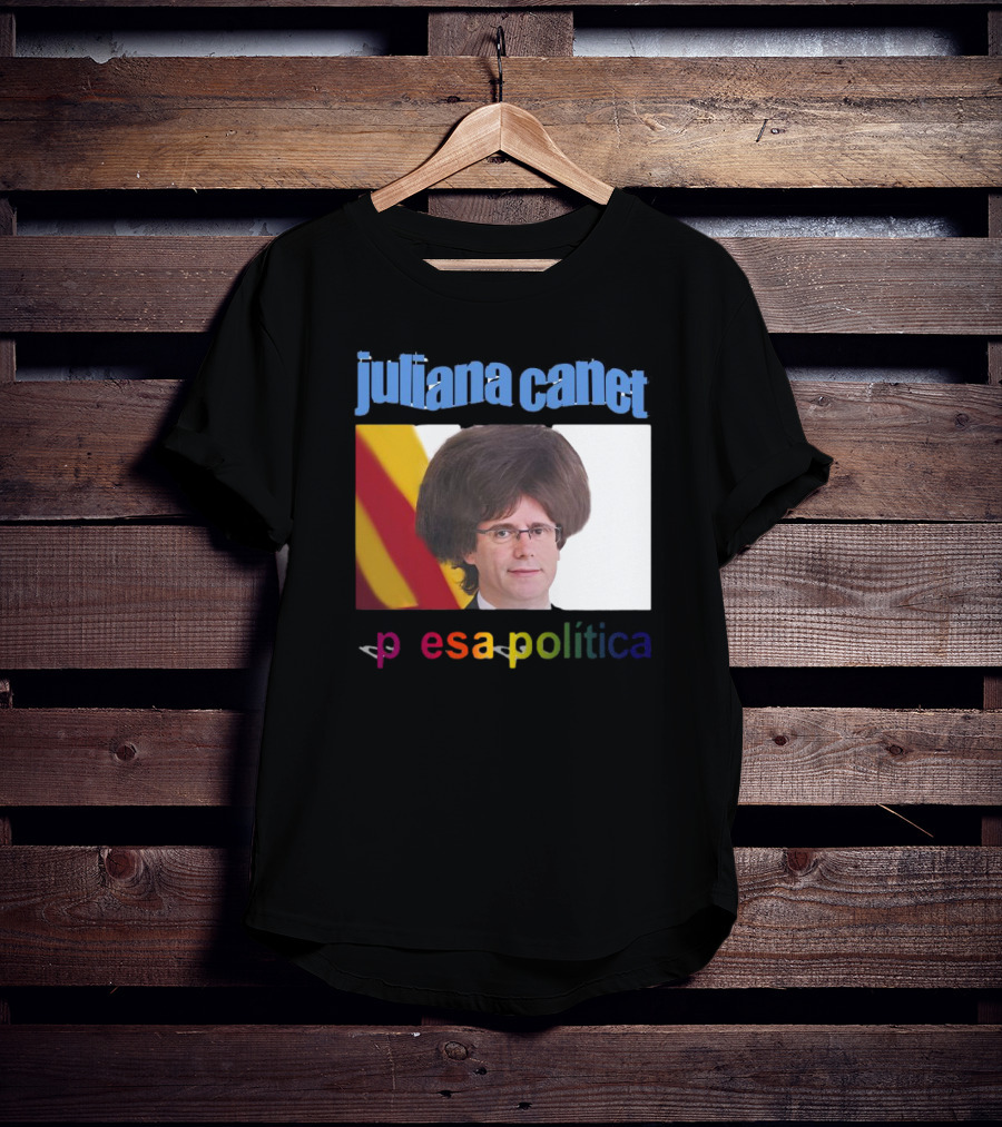 Juliana Canet Pesa Política Catalonian Flag Hair Photo T-Shirt