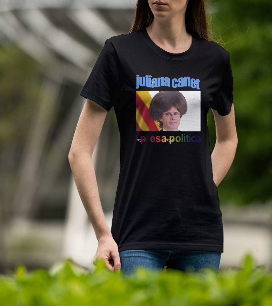 Juliana Canet Pesa Política Catalonian Flag Hair Photo T-Shirt