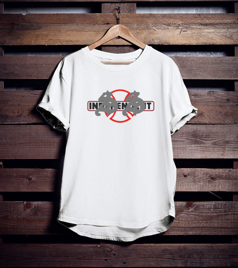 Twoseven University Independent Motorcycle Wheel T-Shirt