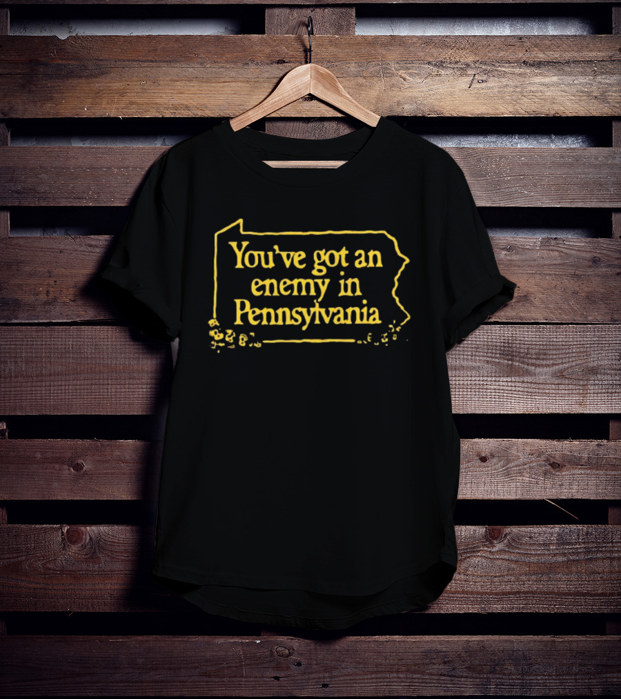 You’ve Got An Enemy In Pennsylvania State Outline T-Shirt