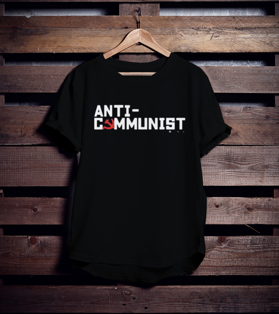 Zachary Tisdale Anti-Communist With Hammer And Sickle T-Shirt