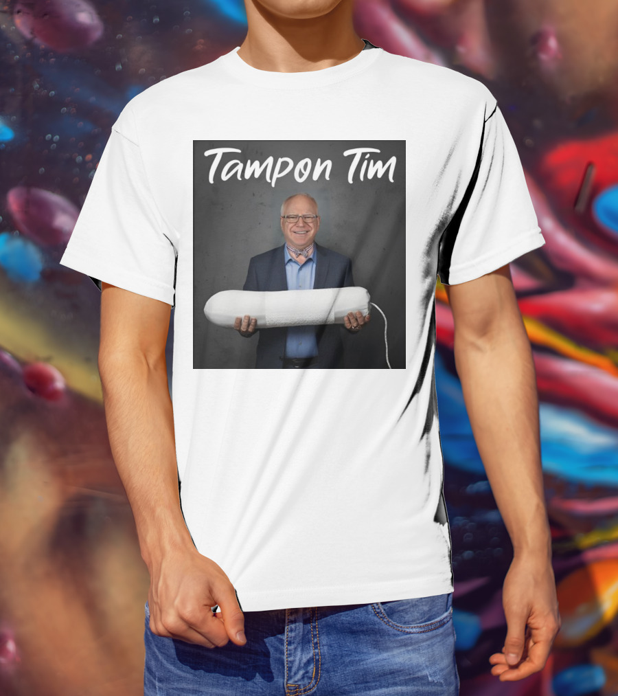 Johnny Midnight Tampon Tim Walz T-Shirt