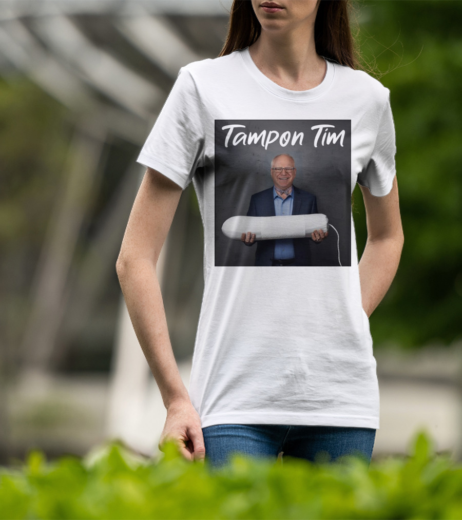 Johnny Midnight Tampon Tim Walz T-Shirt