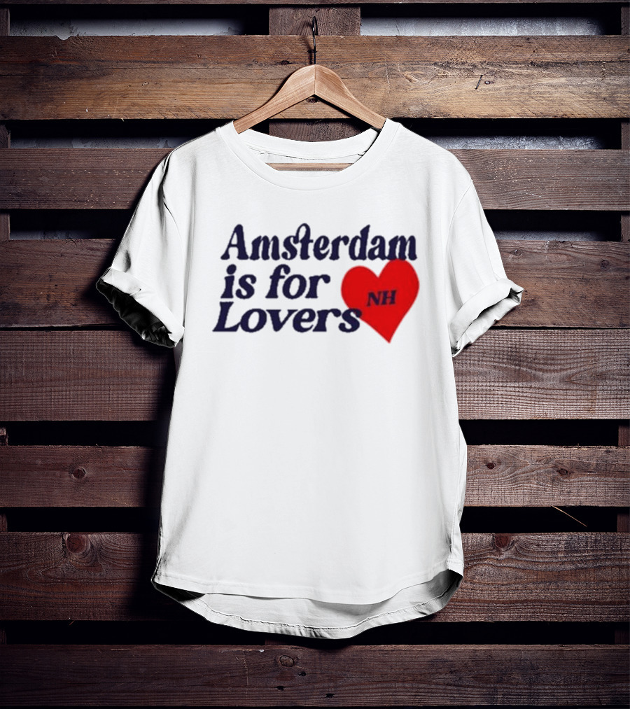 Amsterdam Is For Lovers NH Heart T-Shirt