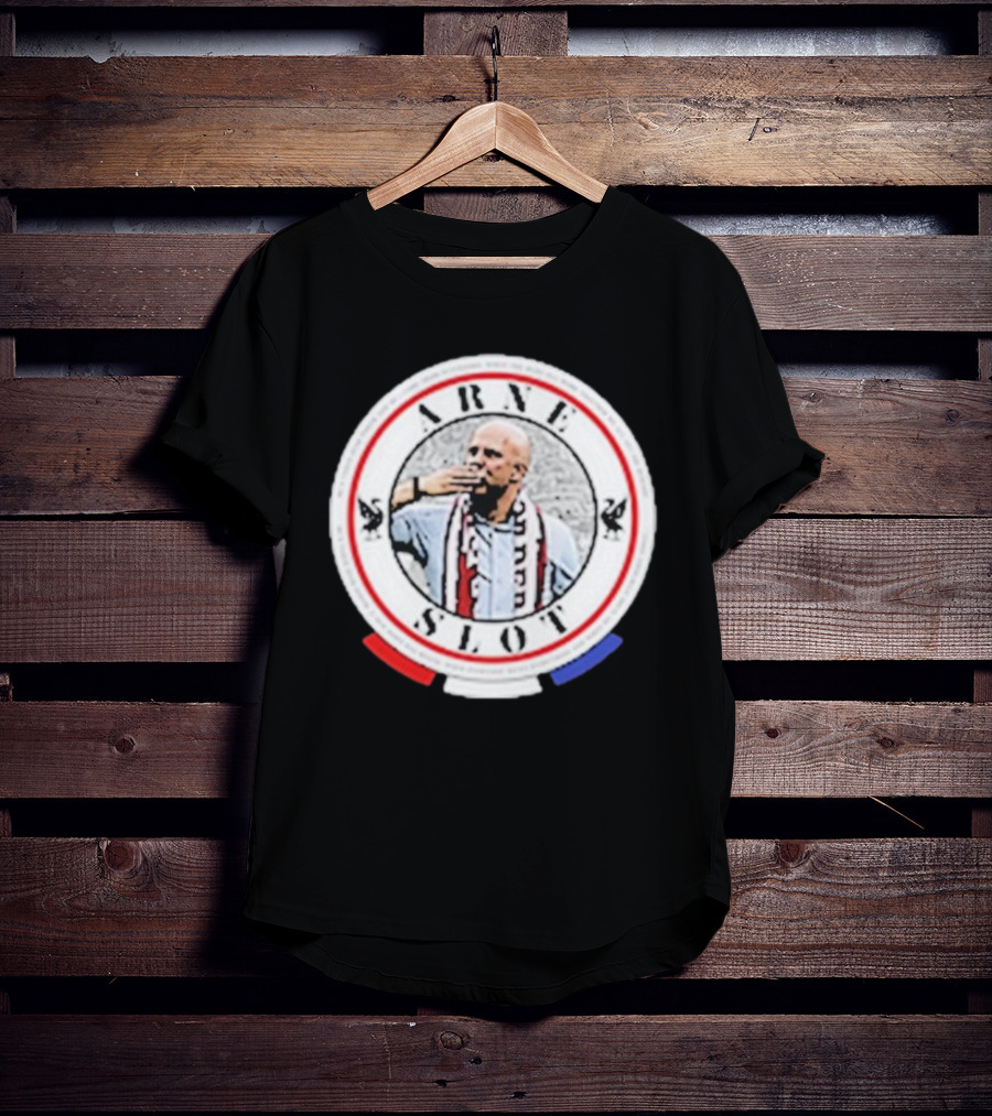 Arne Slot He’s Taken Over Power Iconic Circle Design With Soccer Fan T-Shirt