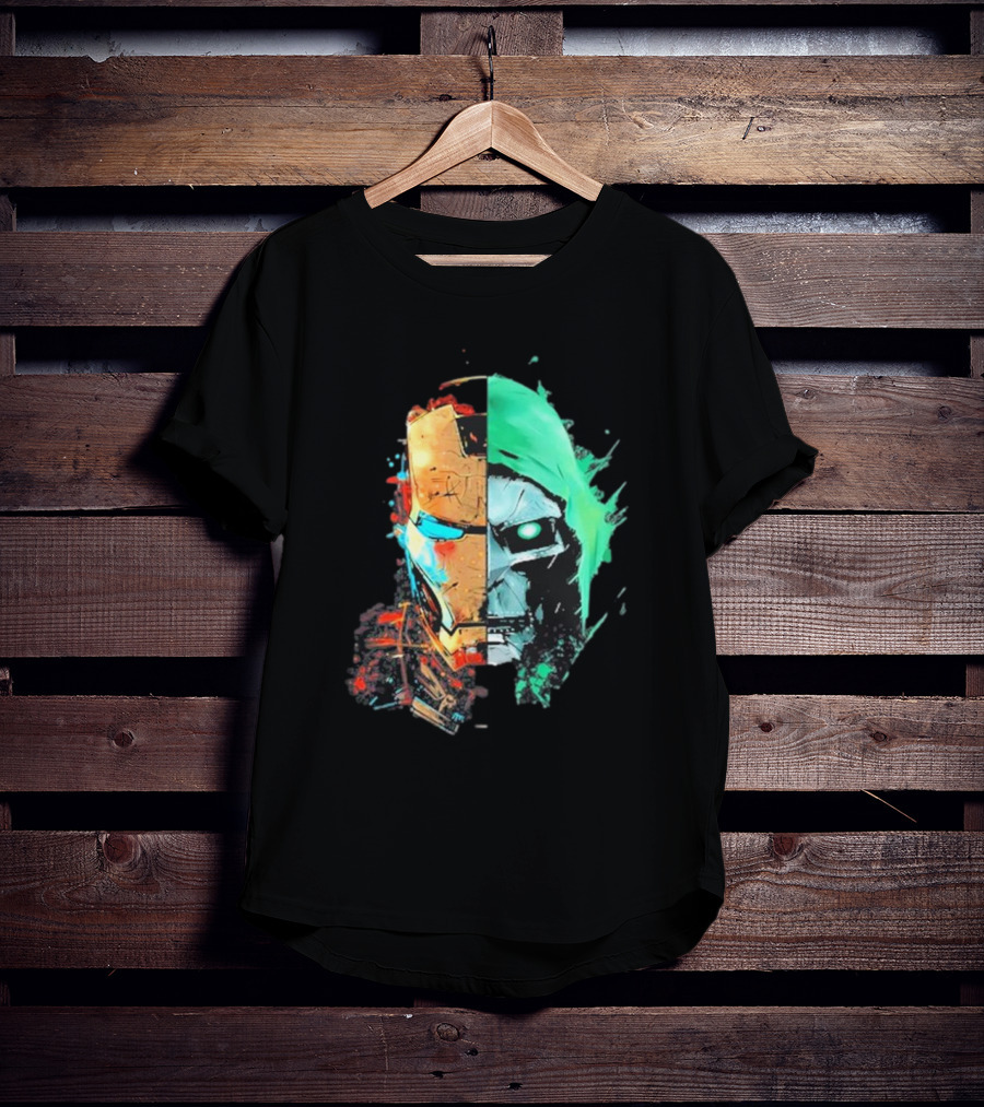 New Mask Same Task Iron Man Doctor Doom Mashup T-Shirt