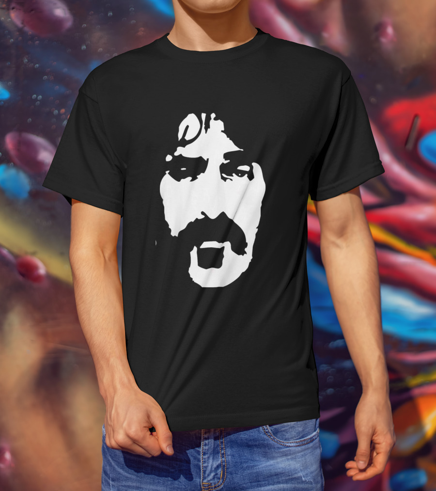 Scott Ritter Frank Zappa Monochrome Face T-Shirt