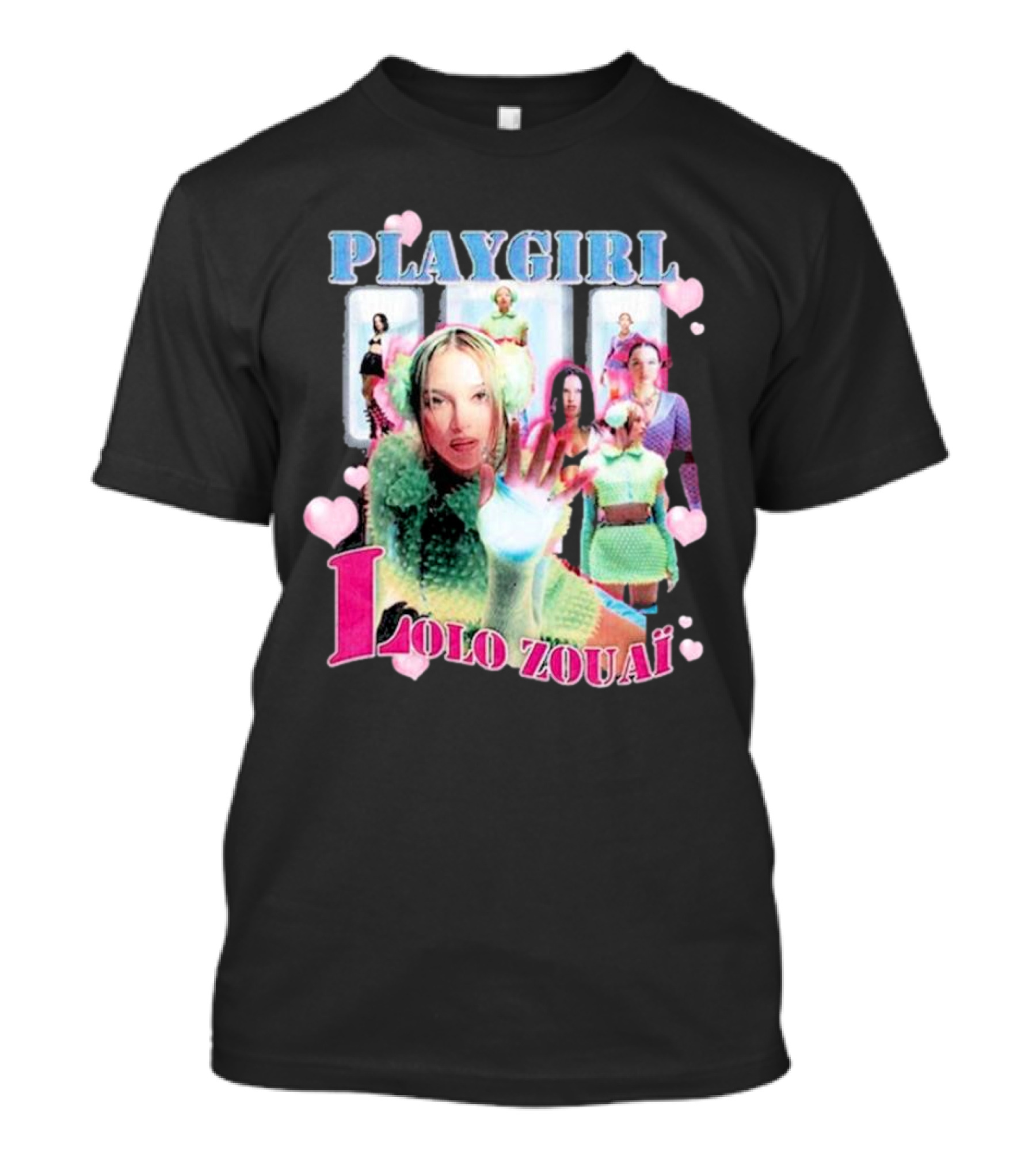 PLAYGIRL LOLO ZOUAÏ Retro Fashion Aesthetic With Feminine Icons T-Shirt
