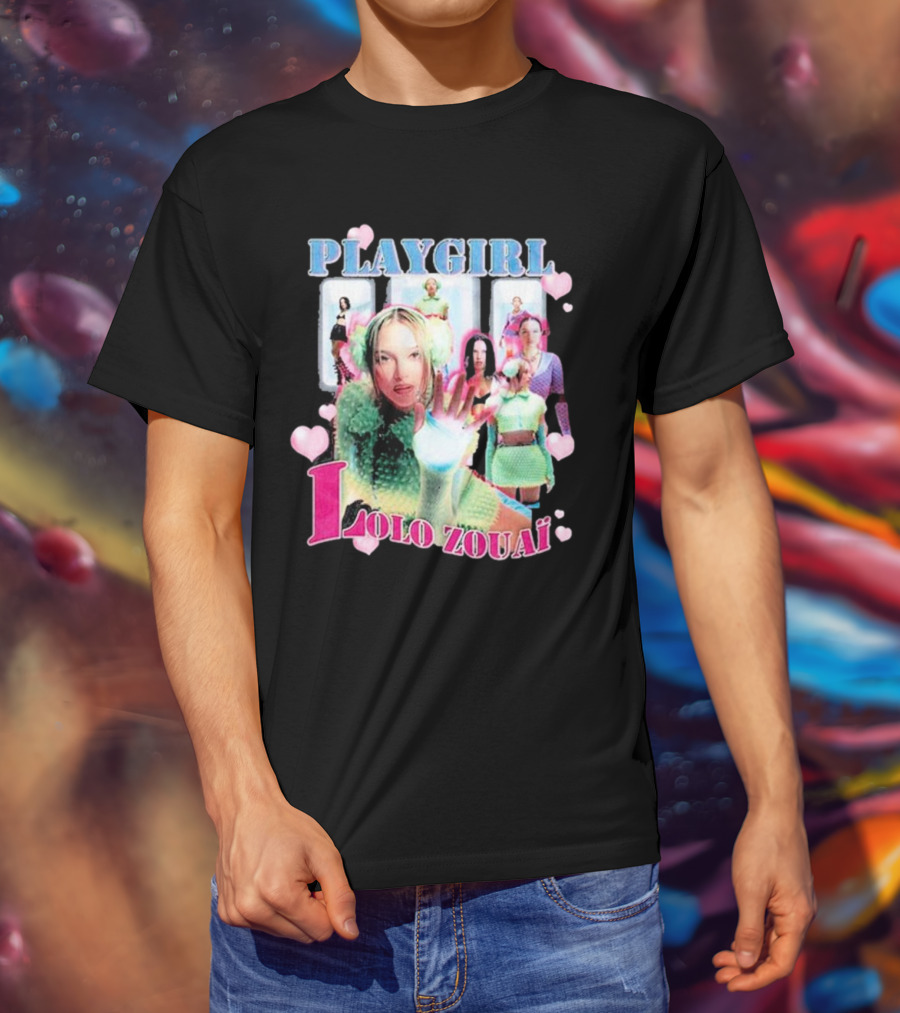PLAYGIRL LOLO ZOUAÏ Retro Fashion Aesthetic With Feminine Icons T-Shirt