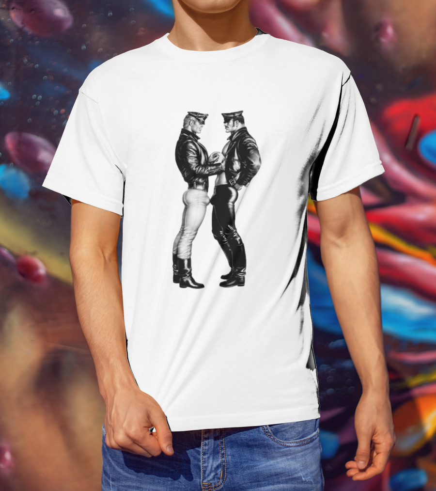 Russell Tovey Tom Of Finland Leather Uniform T-Shirt