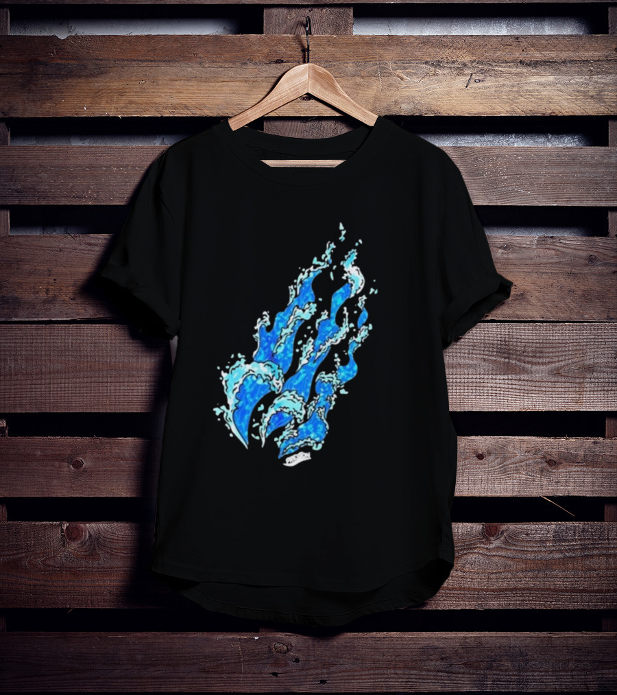Fire Wave Blue Flame T-Shirt