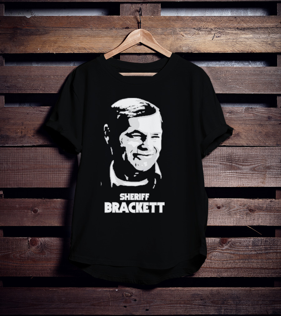 Sheriff Brackett Fright Rags Monochrome T-Shirt