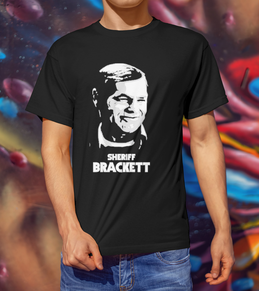 Sheriff Brackett Fright Rags Monochrome T-Shirt