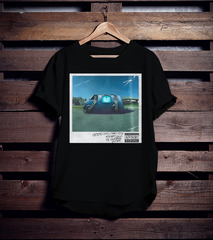 Funnyahhtees Good Kid M.A.A.D City Reboot Van Parental Advisory Kendrick Lamar T-Shirt