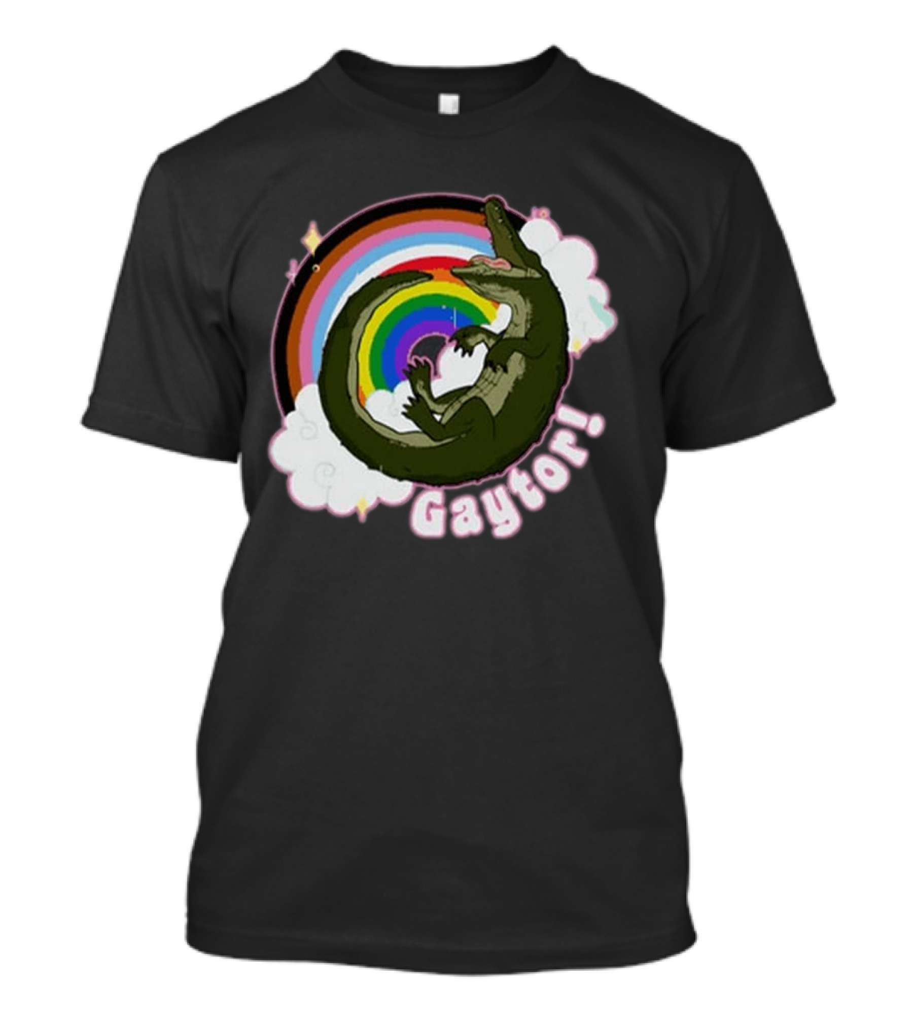 Gators Daily Gaytor Rainbow Clouds T-Shirt