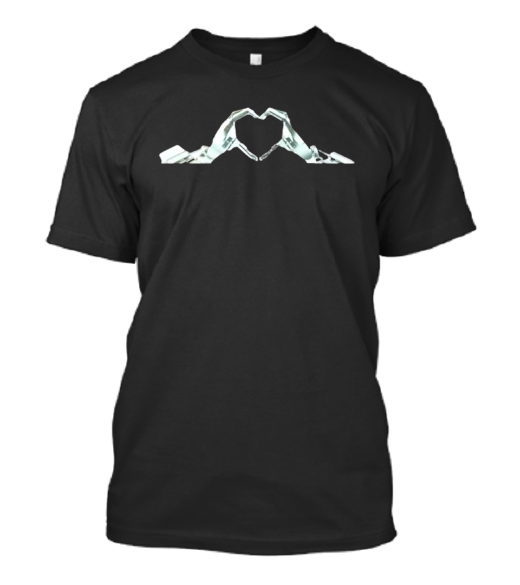 Elon Musk Robot Hand Heart T-Shirt