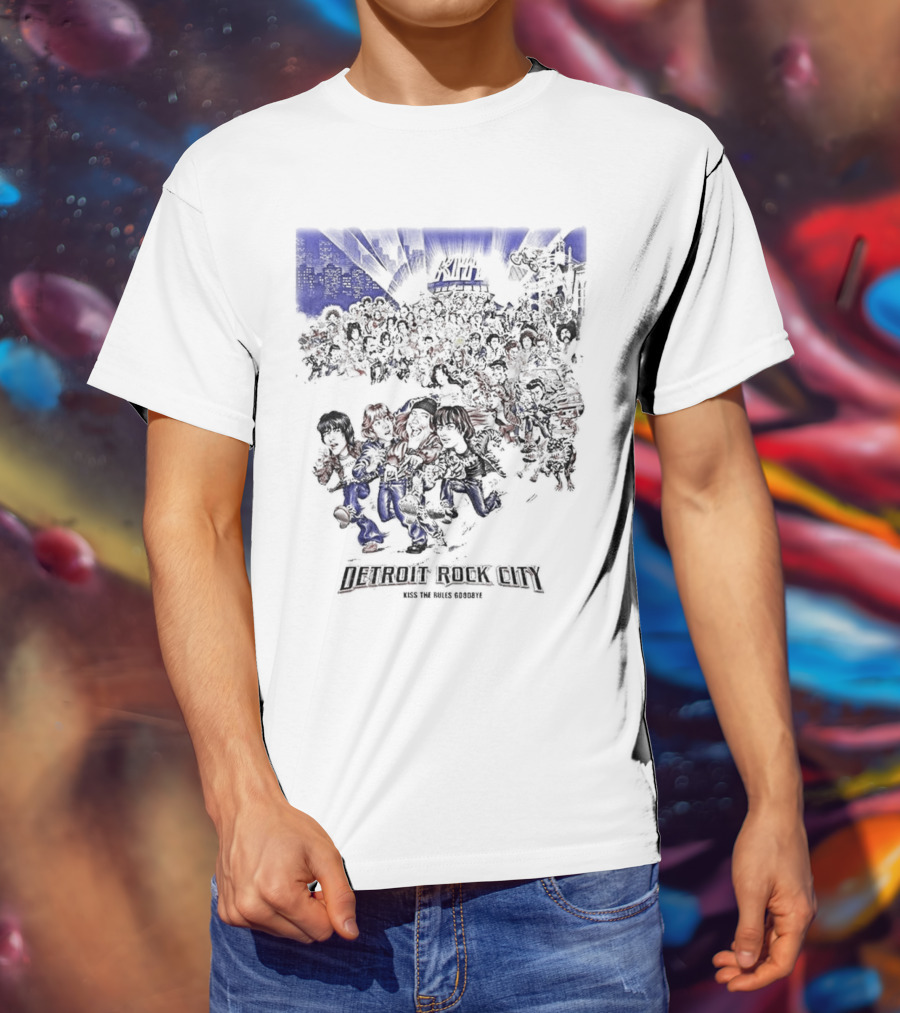 Kiss Band August 13 1999 Detroit Rock City Kiss The Rules Goodbye T-Shirt