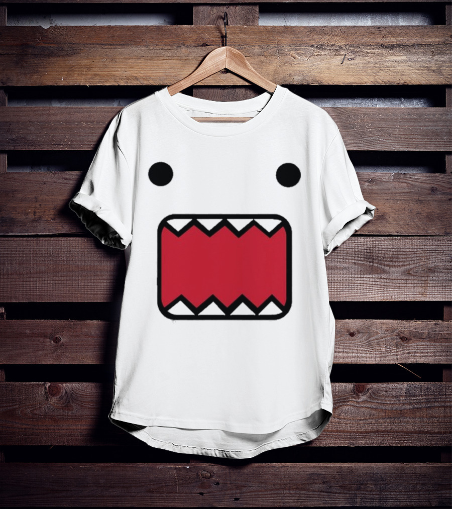 Mamono World Nostalgia Domo Kun Face T-Shirt