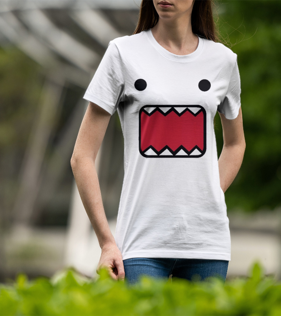 Mamono World Nostalgia Domo Kun Face T-Shirt