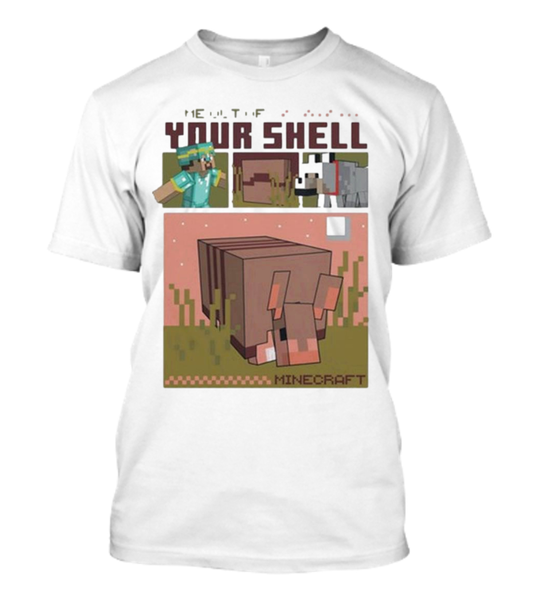 Minecraft New Come Out Of Your Shell T-Shirt