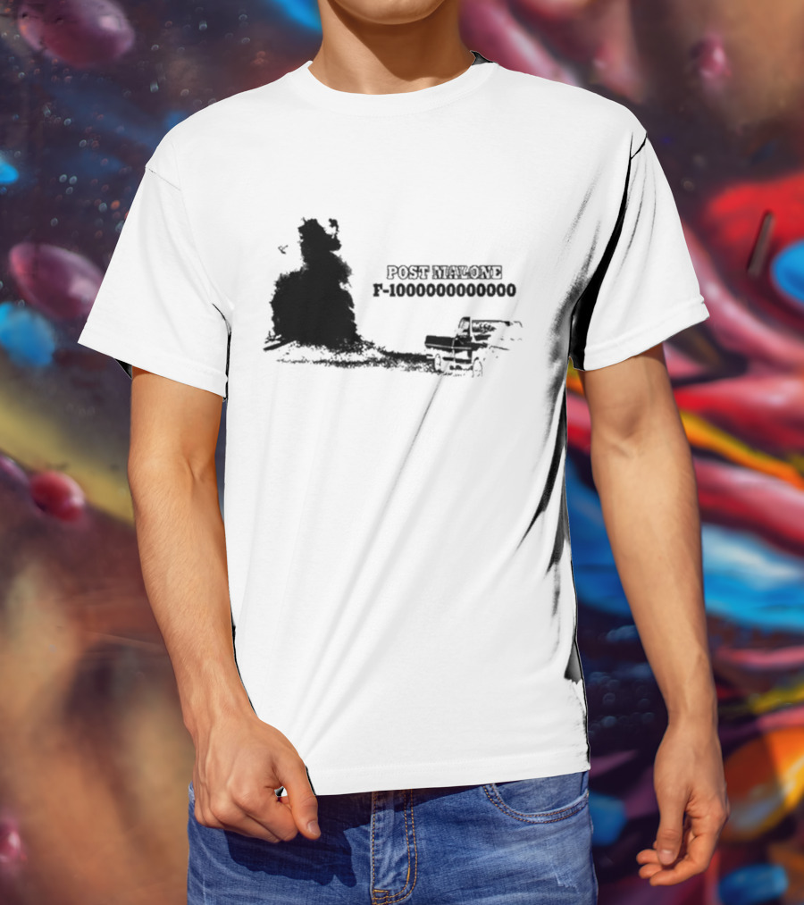 Post Malone F-1000000000000 Yellow Truck Scene T-Shirt