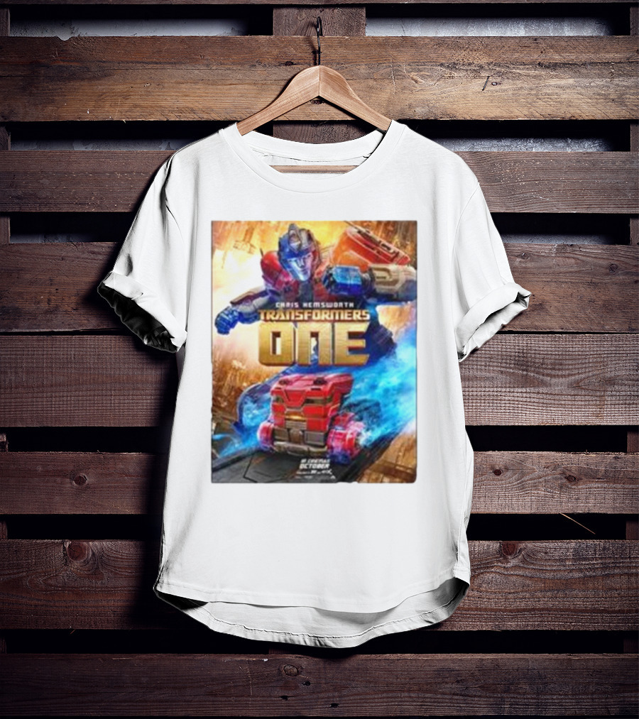 Chris Hemsworth Transformers One Robots Not In Disguise Merchandise T-Shirt