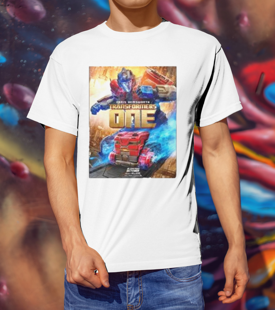 Chris Hemsworth Transformers One Robots Not In Disguise Merchandise T-Shirt