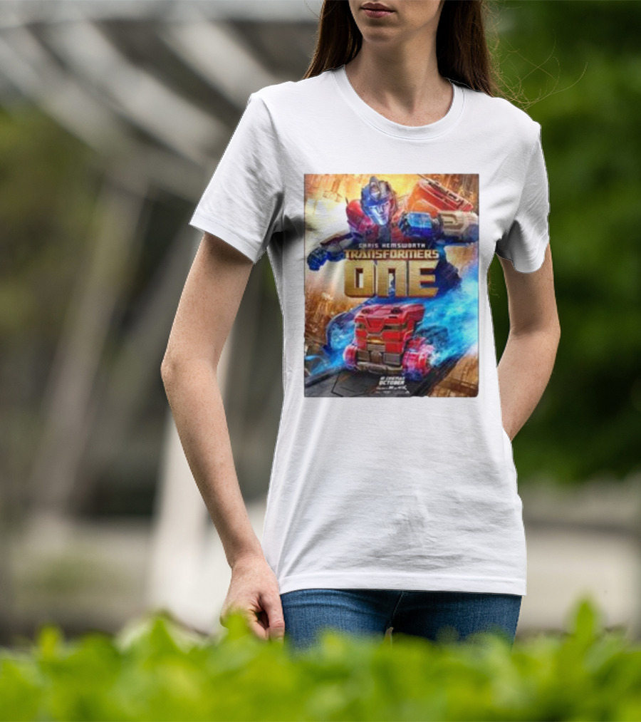 Chris Hemsworth Transformers One Robots Not In Disguise Merchandise T-Shirt